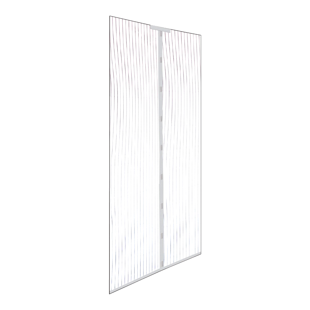 Zanzariera magnetica 140x250h cm irs - bianco.