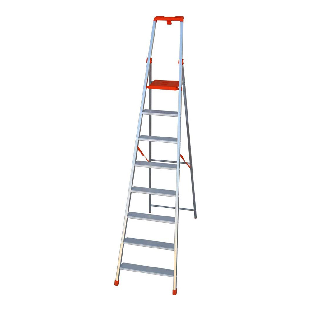 Scala in Alluminio Multiuso 8 Gradini da 110 mm FACAL - Fino a 3.72 mt