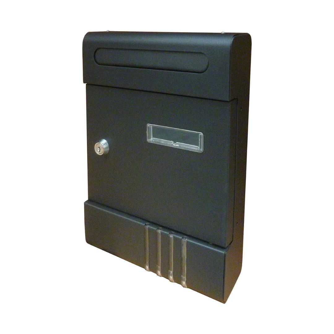 Cassetta Postale Condominio cm.20,5X6,5X29H colore Antracite - FERGARDEN
