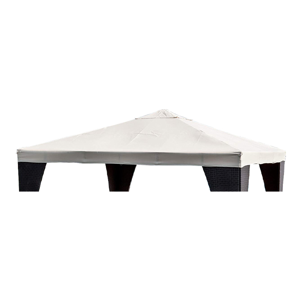 Top di ricambio per gazebo - poliestere bianco - ferliving 3x3 mt.