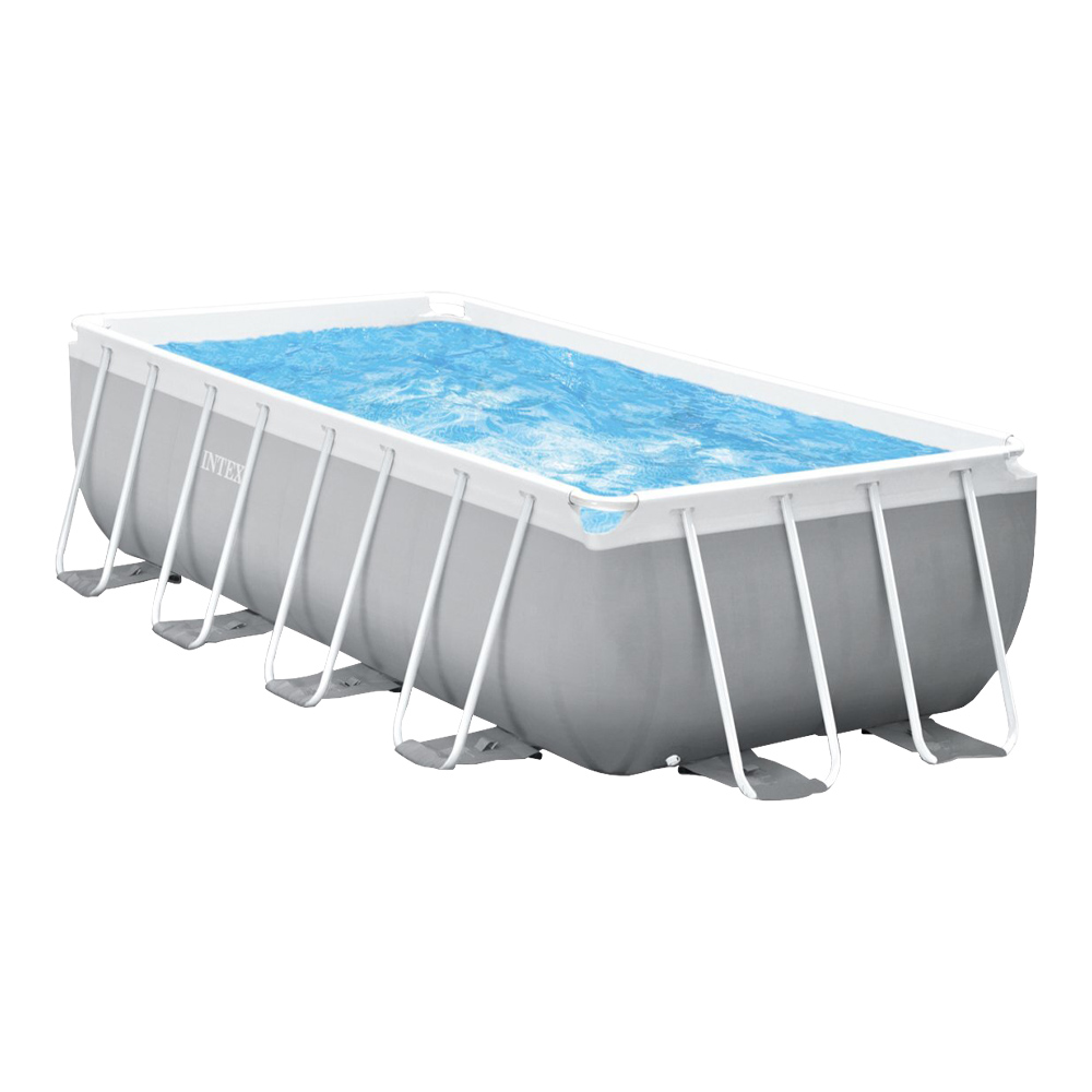 Piscina Rettangolare Prisma Metal Frame 400x200x100h cm INTEX - Set Completo