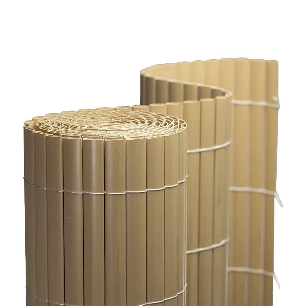 Arella doppia ombreggiante in pvc bamboo 150x300 cm ferliving - beige.