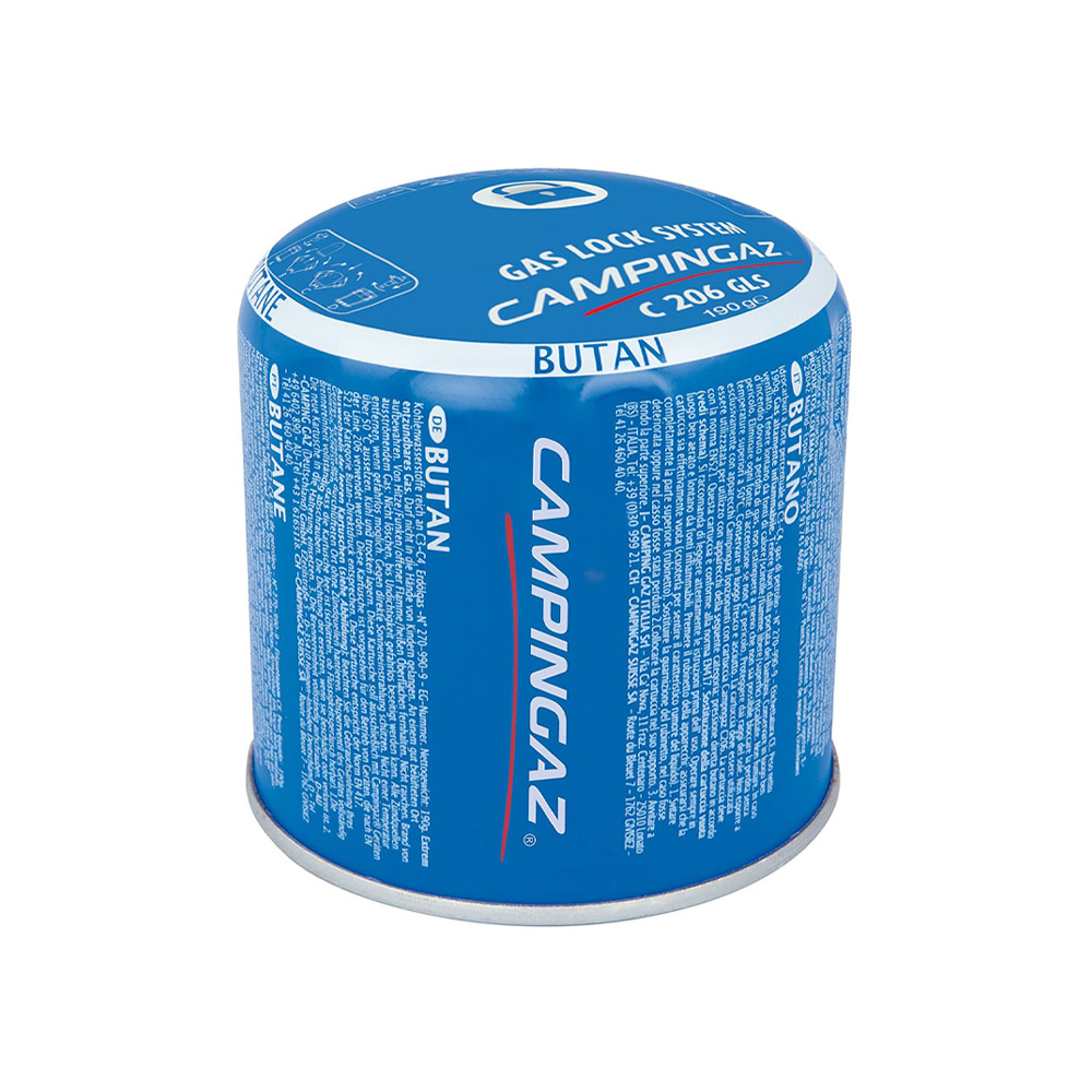 x6 Cartuccia Gas Butano 190 gr C 206 GLS CAMPINGAZ - Normata EN 417
