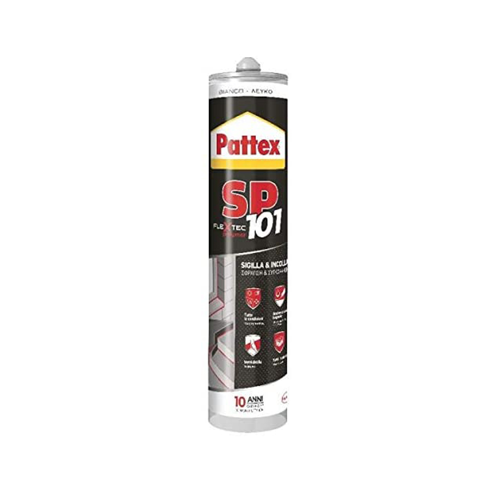 Sigillante neutro super forte sp101 bianco pattex 280 ml.