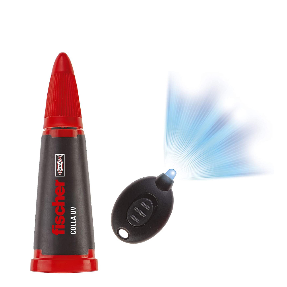 Colla UV FISCHER 4 gr - Adesivo ad Attivazione Controllata tramite Raggi UV