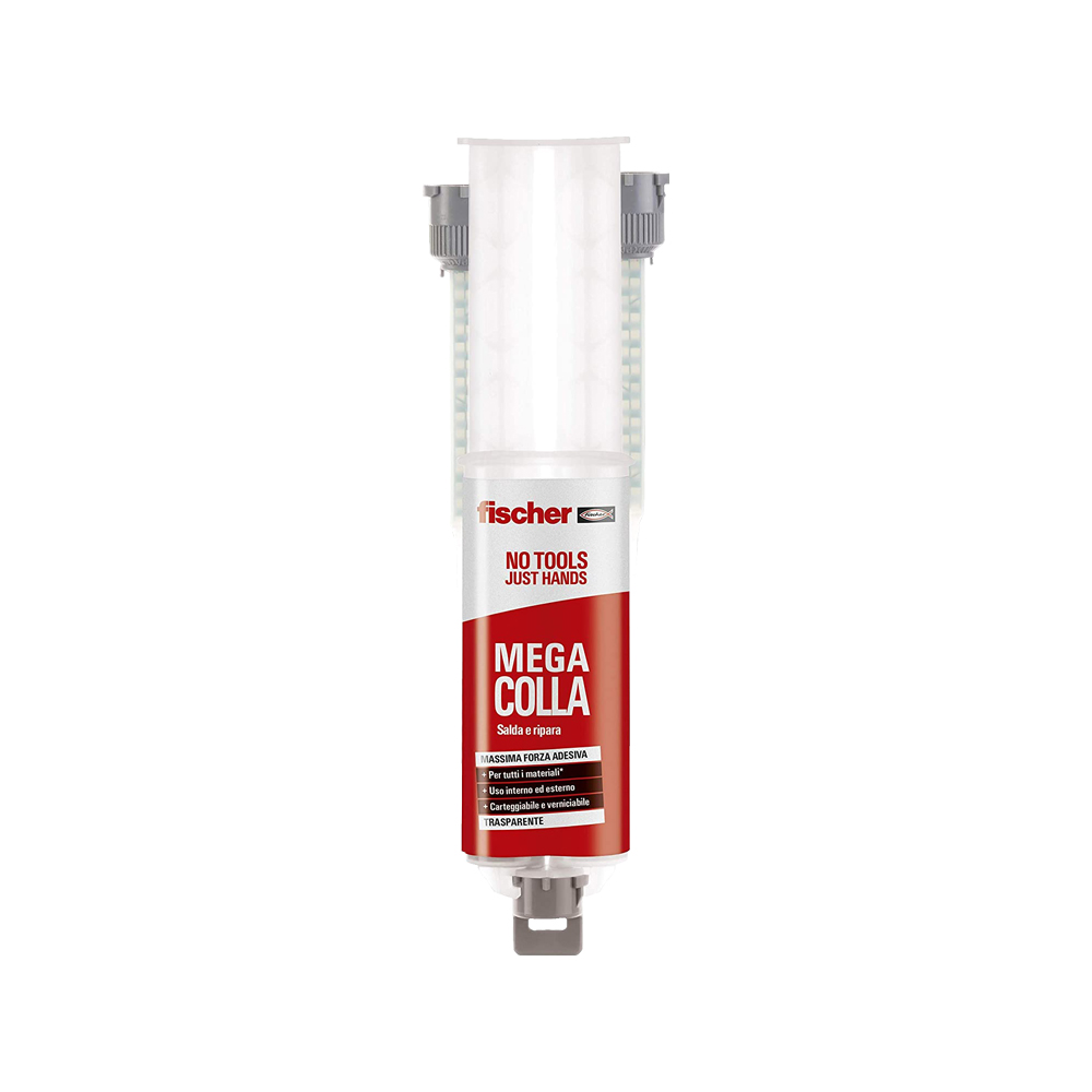 Mega Colla FISCHER 25 ml - Colla Epossidica Bicomponente Extra Forte e Rapida