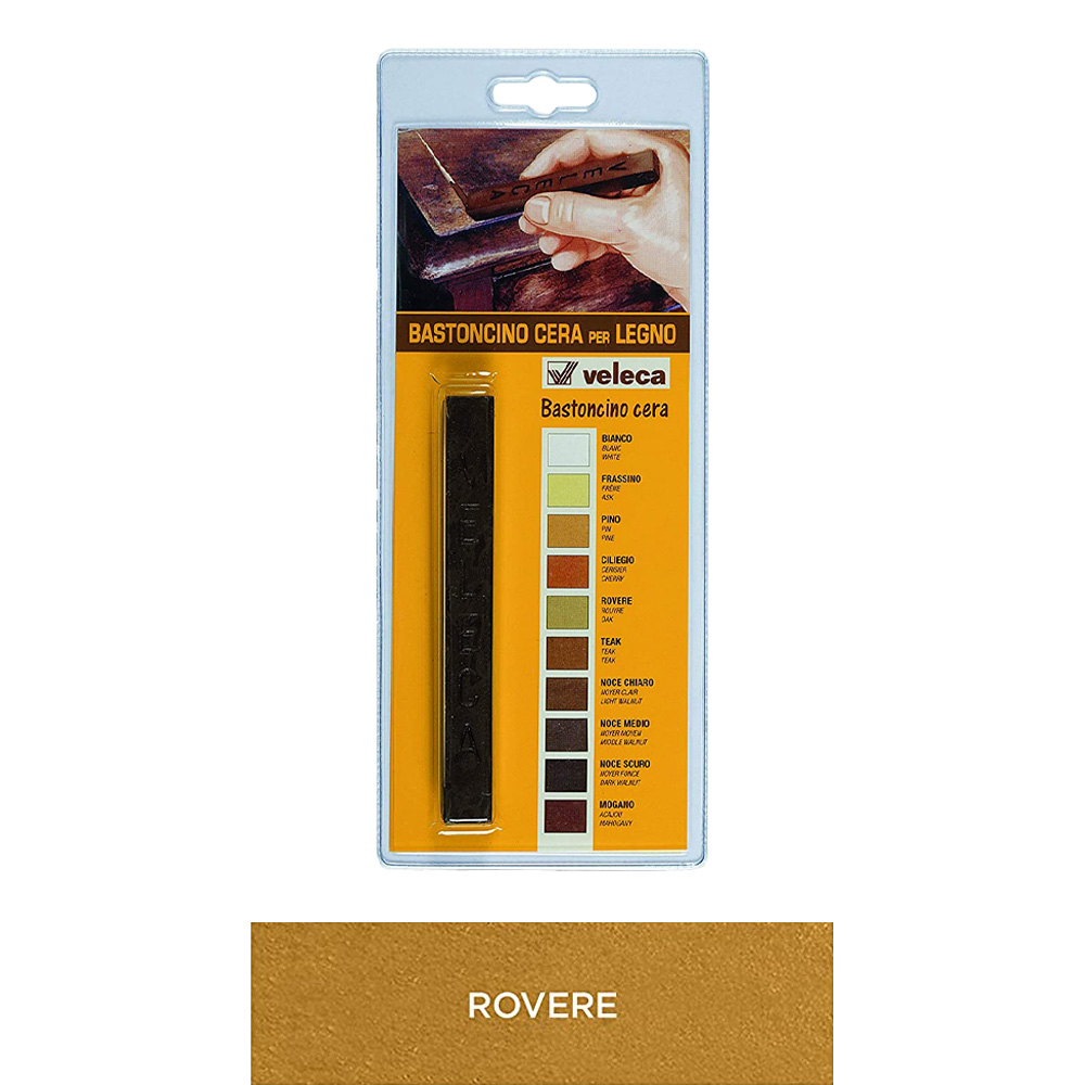 Bastoncino Cera per Restauro e Manutenzione Legno VELECA - Rovere Chiaro