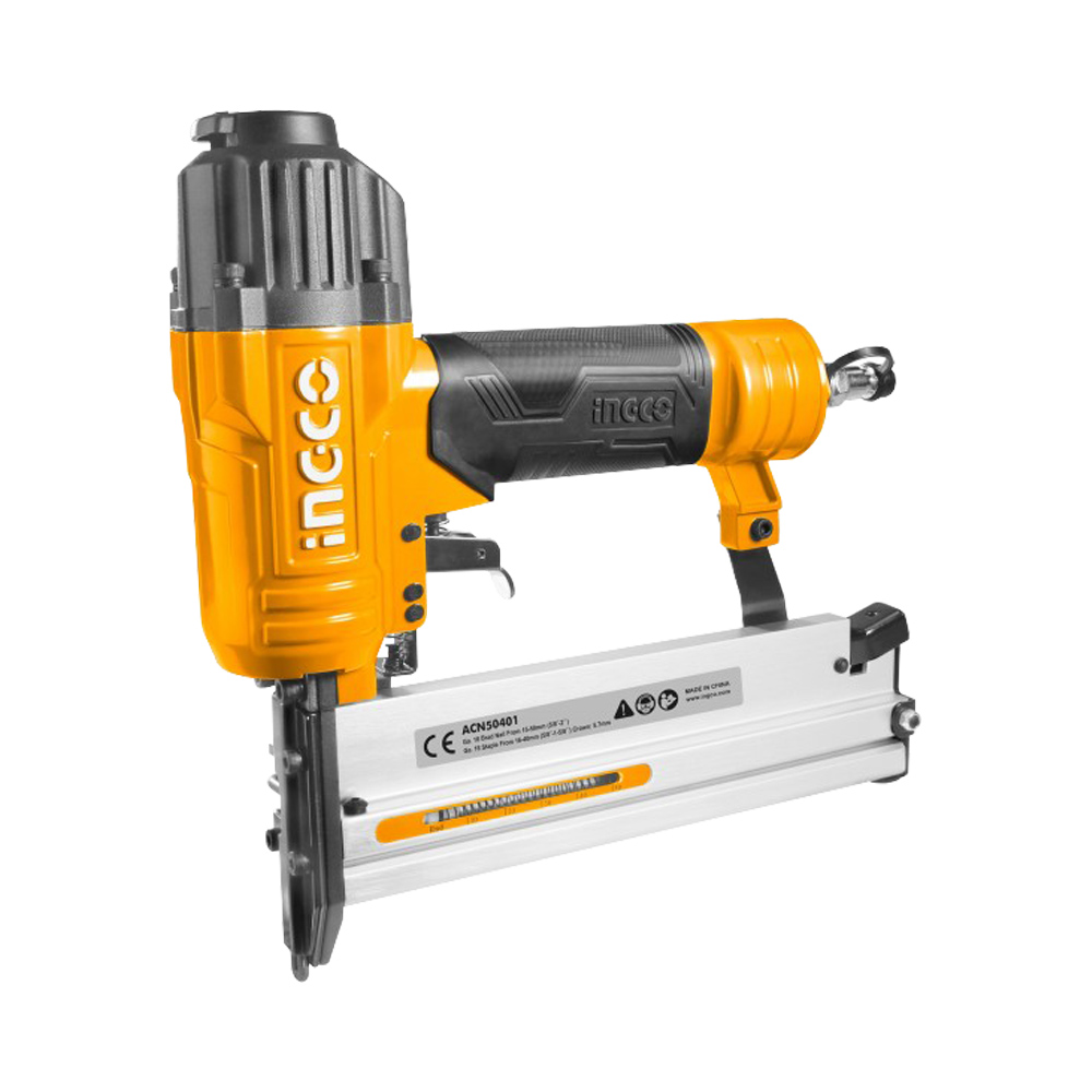 Chiodatrice Pneumatica 60-100 Psi INGCO - per Chiodi e Graffette Ga18