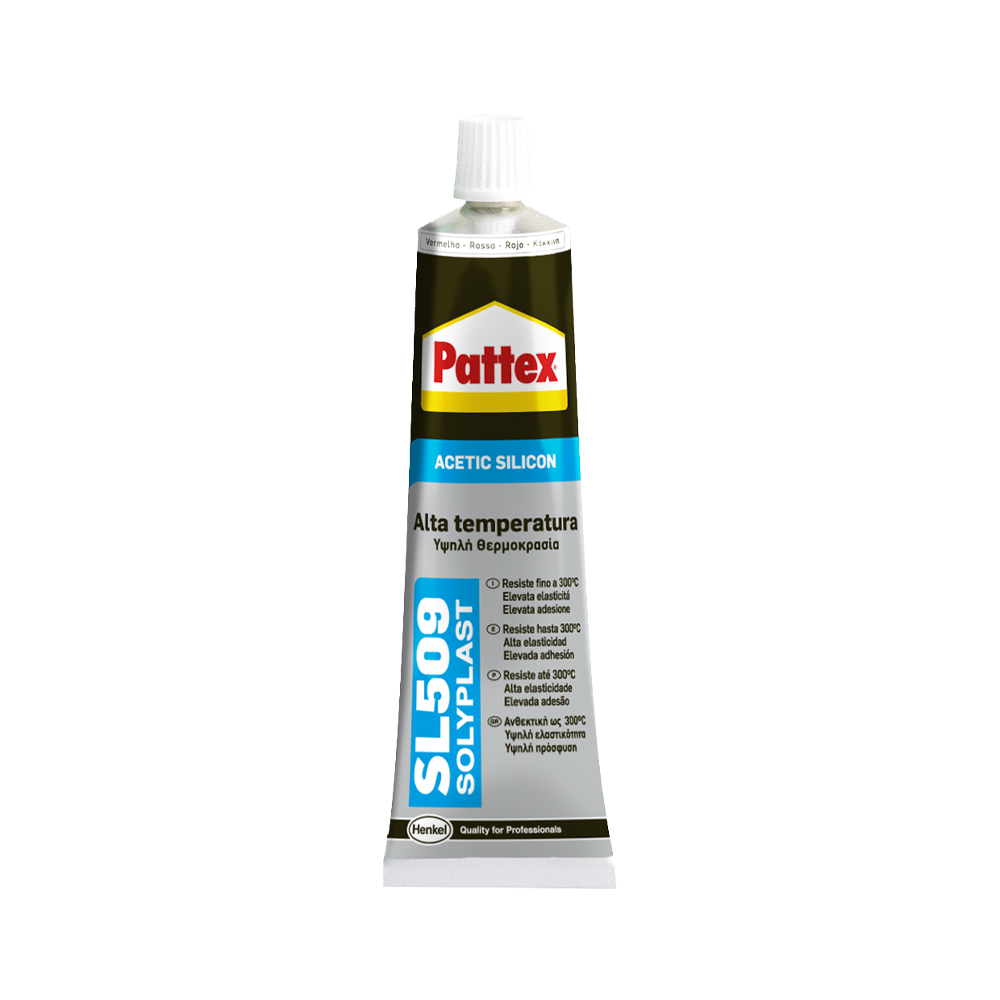 Sigillante SL509 Resistente alle Alte Temperature Rosso Ossido PATTEX 70 ml