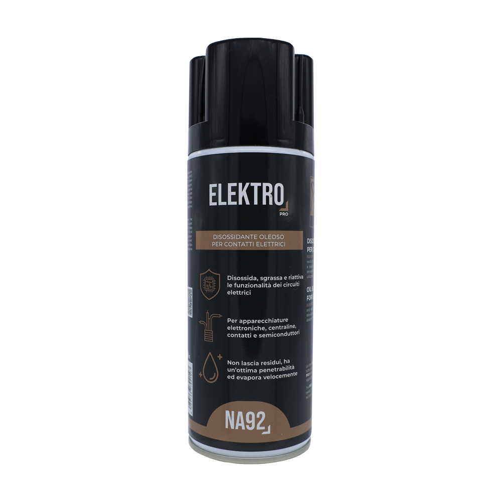 Disossidante contatti elettrici pro na92 elektro 400 ml - formulazione oleosa.