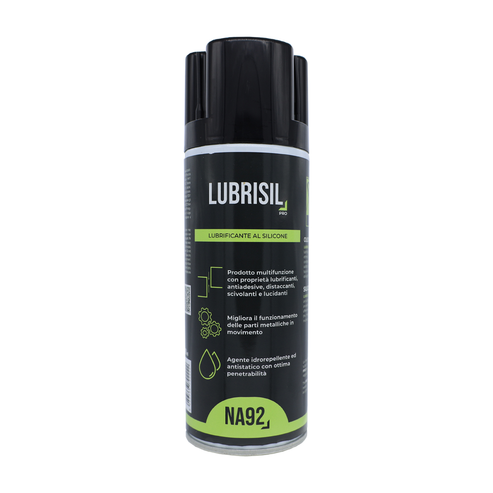 Olio lubrificante al silicone professionale na92 lubrisil 400 ml.