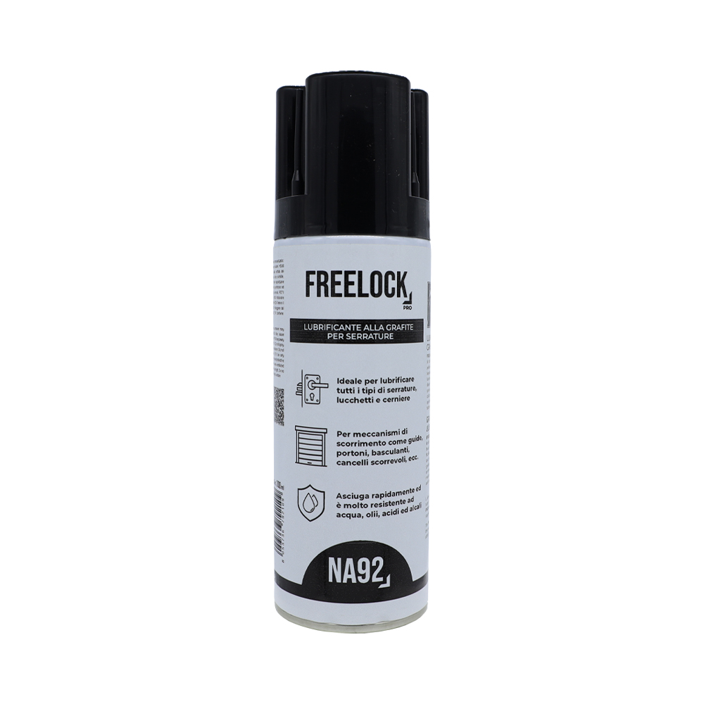 Lubrificante secco alla grafite per serrature na92 freelock 200 ml.