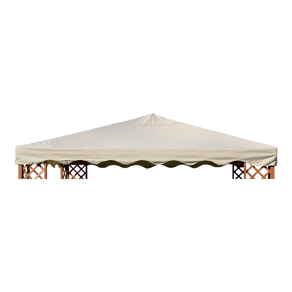 Top di Ricambio per Gazebo Impermeabile Ecrù FERLIVING - 3x3 MT