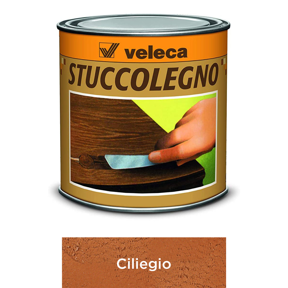 Pasta stuccolegno 250 gr veleca - ciliegio .