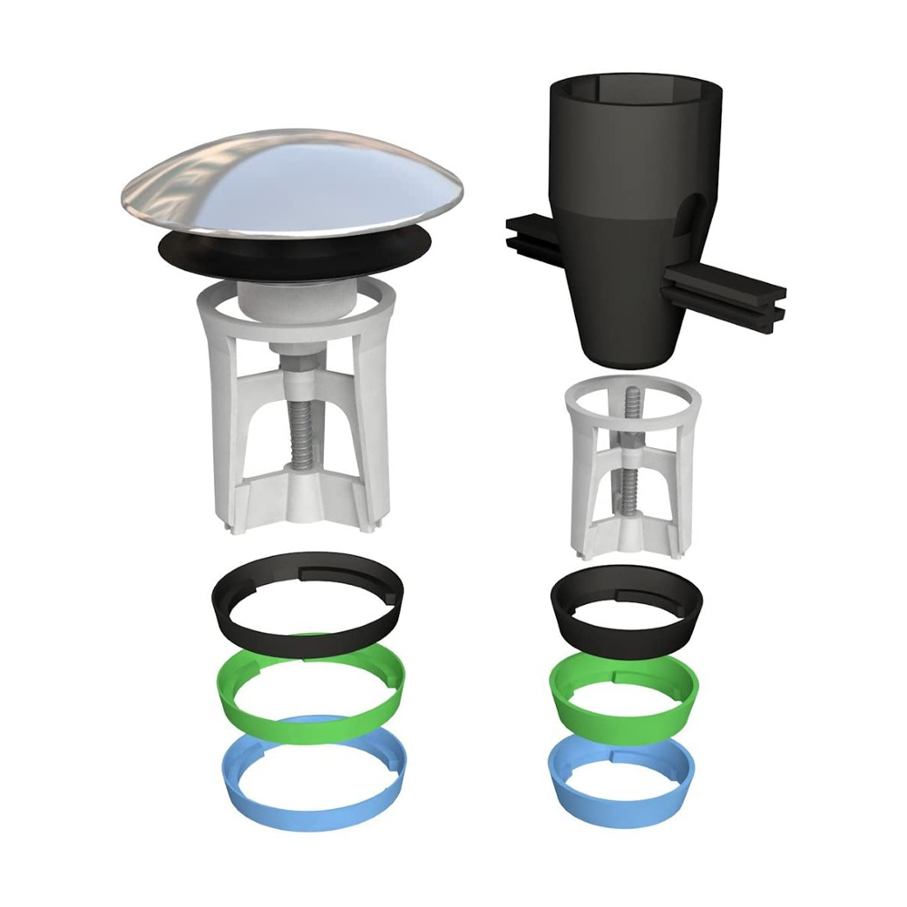 Tapparello di aggancio universale per pilette bonomini - lavabo e bidet.