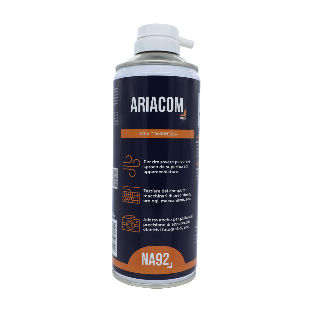 Aria compressa na92 ariacom 400 ml - per modellini, orologi e piccoli ingranaggi.
