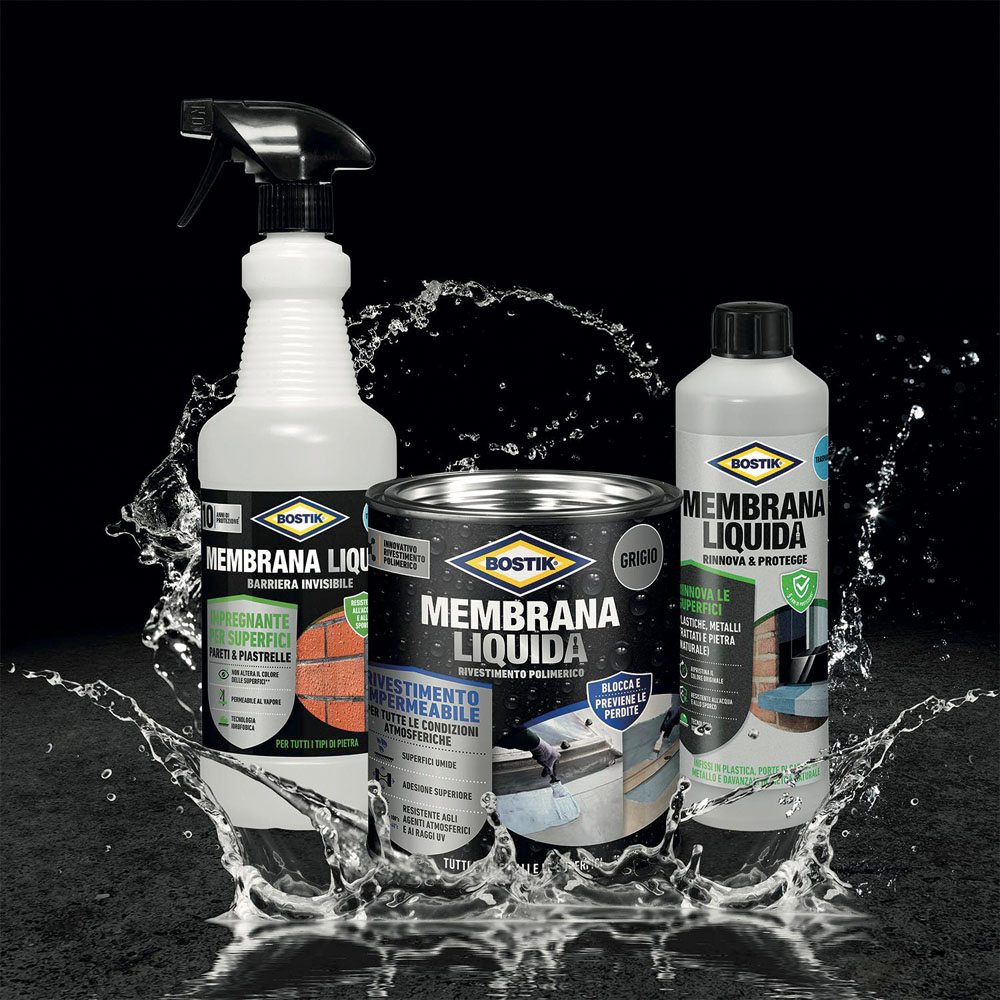 Membrana Liquida Rivestimento Polimerico 1 Kg BOSTIK - Bianco
