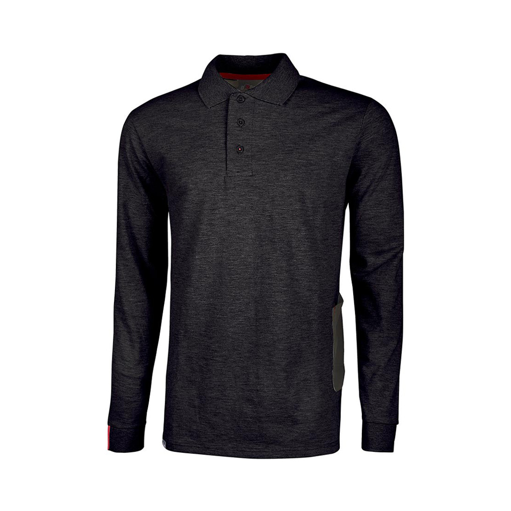 Polo Maniche Lunghe Enjoy Live Black Carbon U-POWER - Taglia XXL