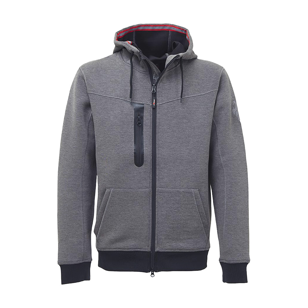 Felpa Full Zip con Cappuccio Performance Tasty Grey Meteorite U-POWER - Taglia M