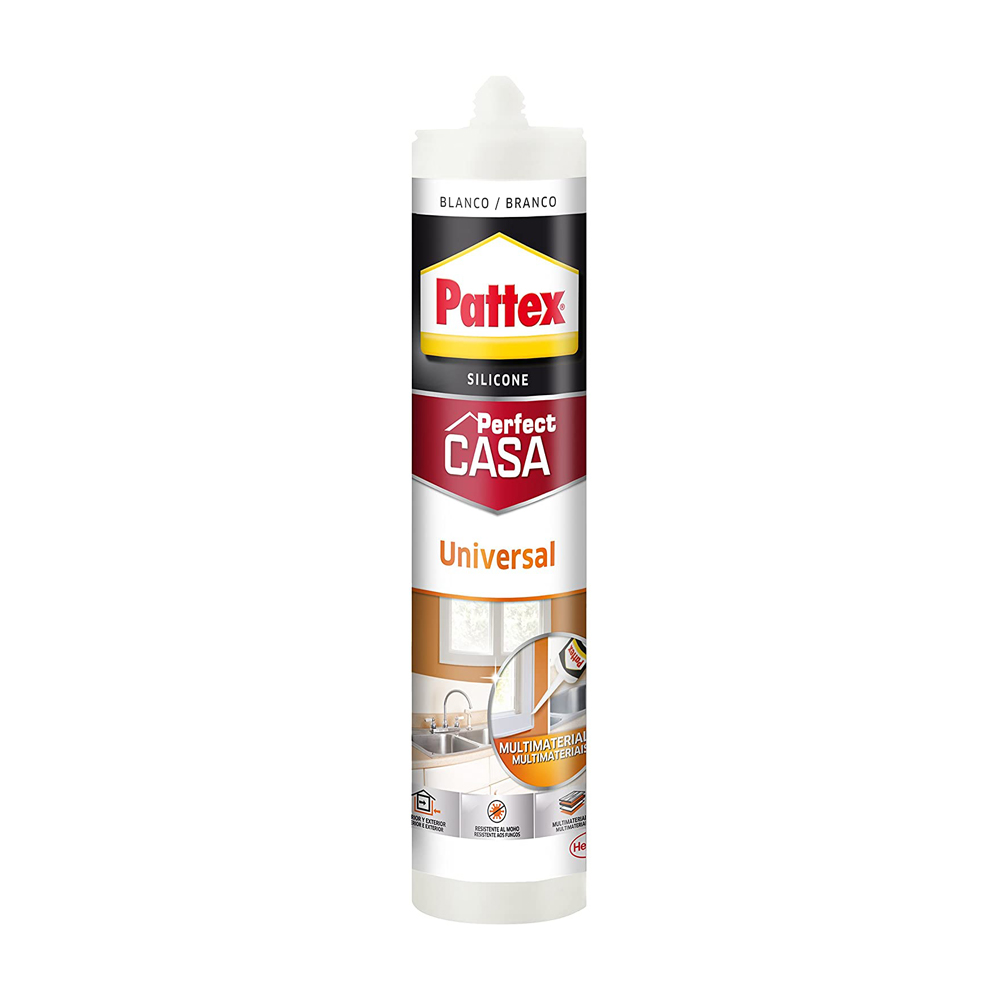 Sigillante perfect casa silicone universale 300 ml pattex - bianco.