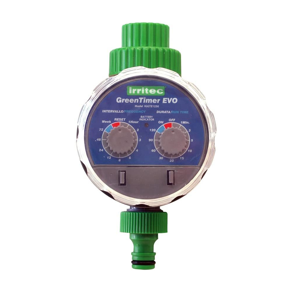 Programmatore a pile per irrigazione irritec - centralina greentimer evo.