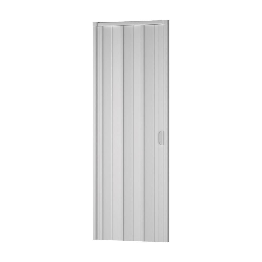 Porta a soffietto con maniglia 100x214h cm ferliving - bianco.