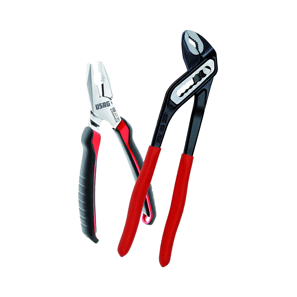Pinza universale 180 mm e pinza regolabile 250 mm usag.