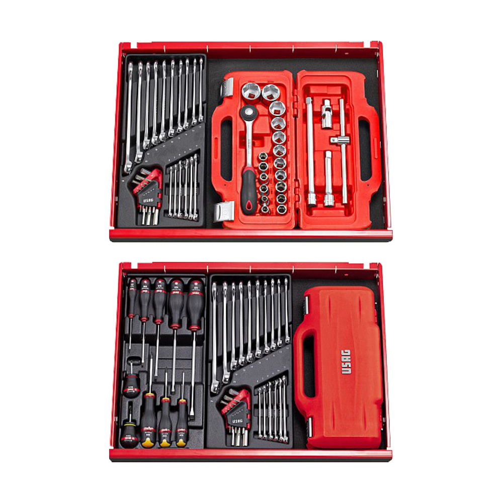 Assortimento in Cassetta Modulare con Chiavi a Bussola Esagonali USAG