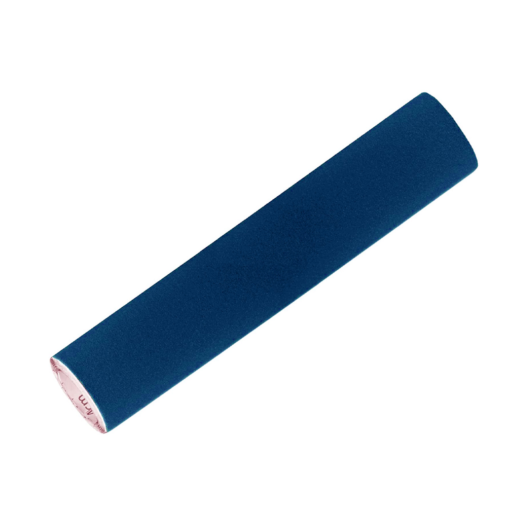 Carta Adesiva in Velluto 45 cm x 5 mt FERLIVING - Tinta Blue Navy