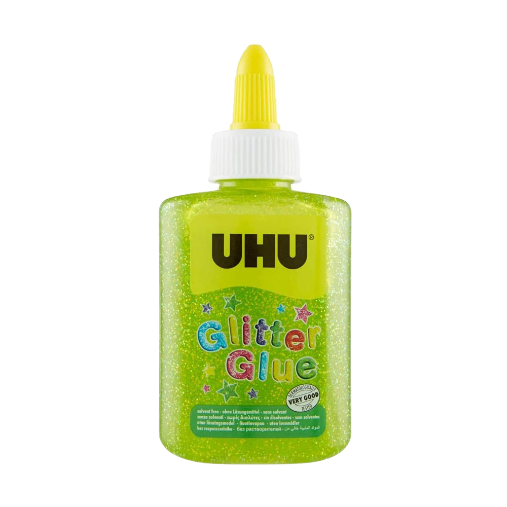 Colla Verde per Decorazioni Glitter Glue UHU 88,5 ml