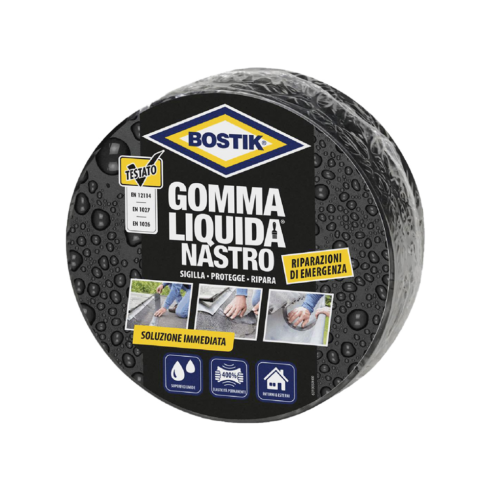 Nastro per Riparazioni di Emergenza Gomma Liquida BOSTIK 7.5 x 5 mt