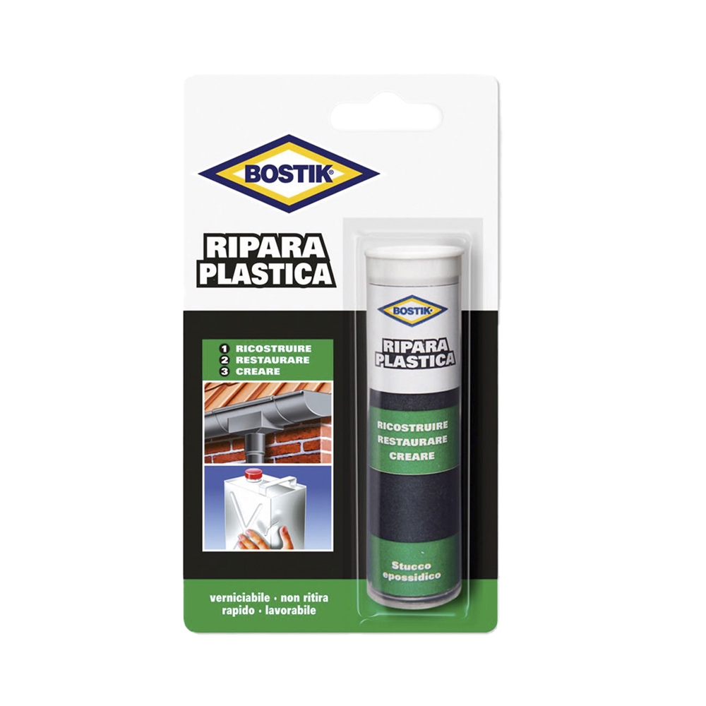 Stucco epossidico ripara plastica bostik 56 g.