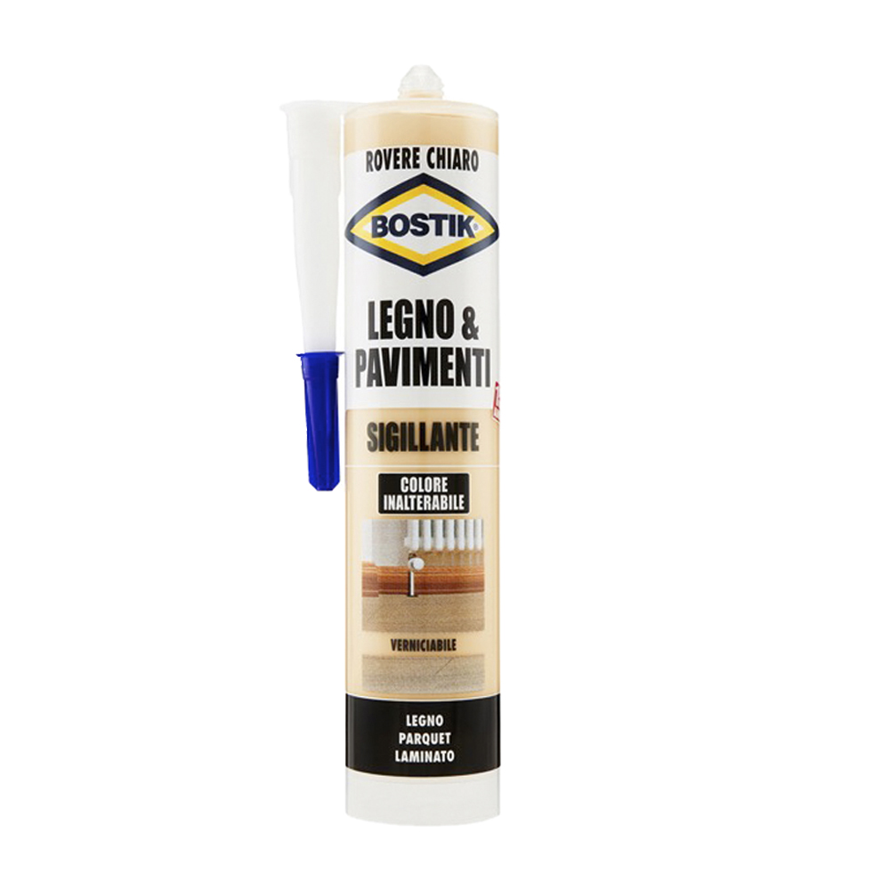 Sigillante legno e pavimenti 300 ml bostik - rovere chiaro.