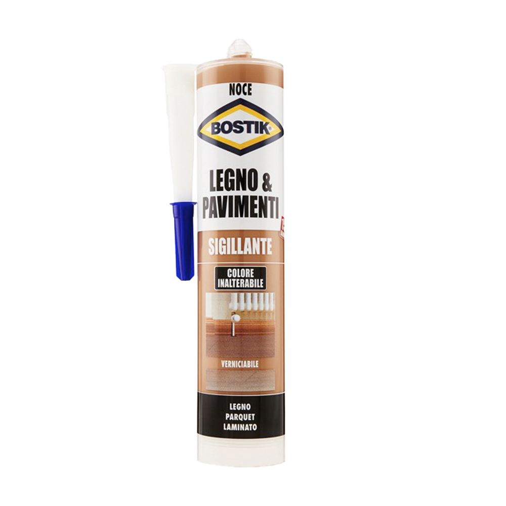 Sigillante legno e pavimenti 300 ml bostik - noce.