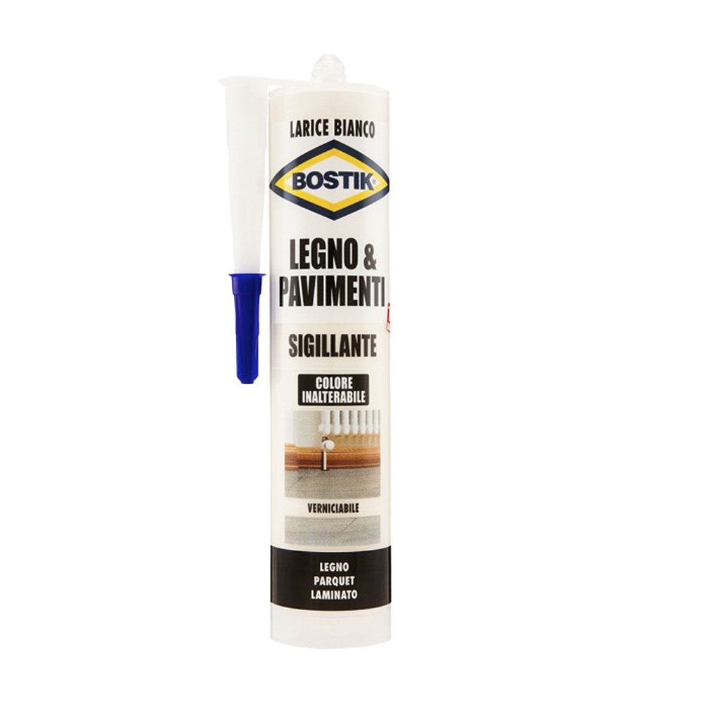 Sigillante legno e pavimenti 300 ml bostik - larice bianco.