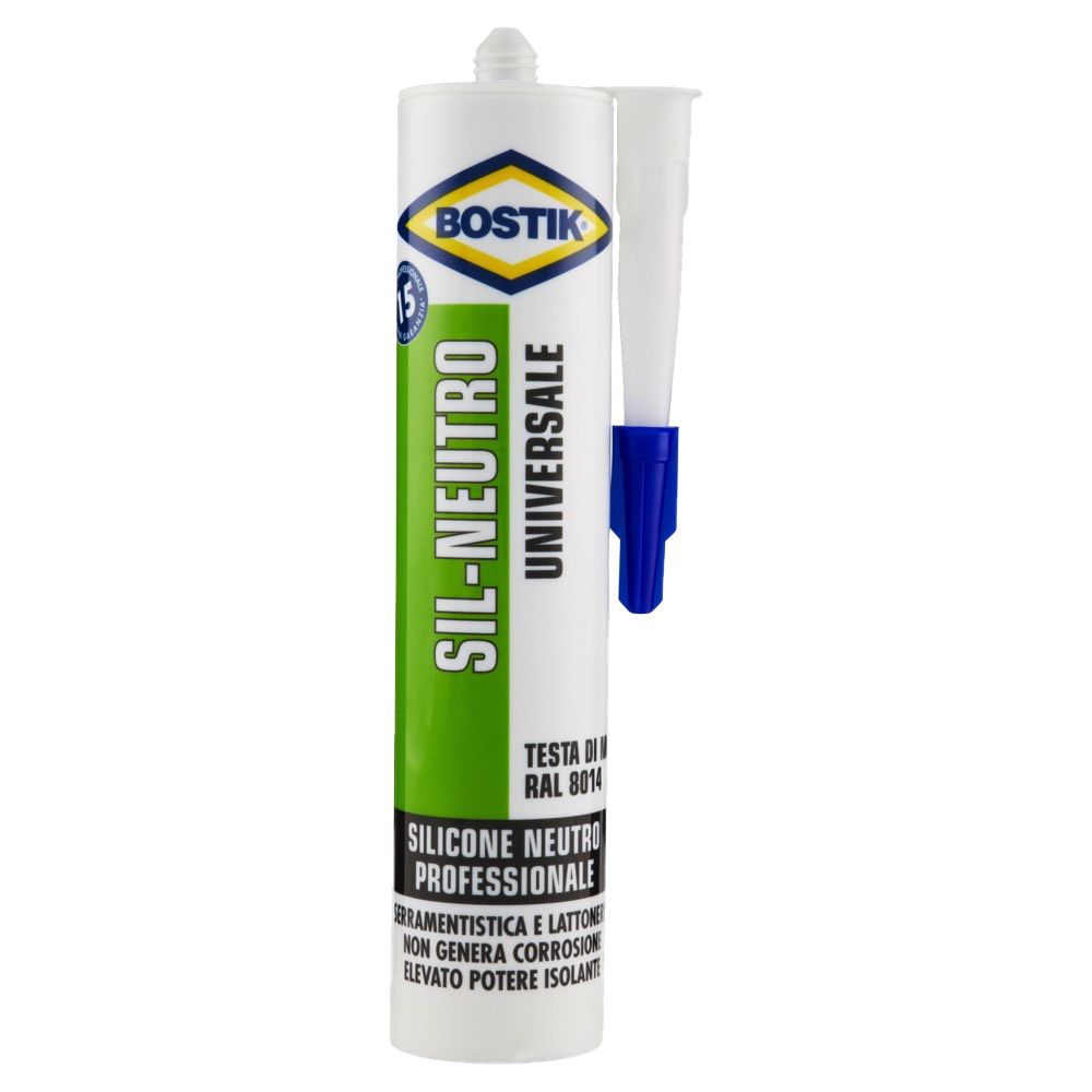 Silicone neutro testa di moro sil-neutro bostik 300 ml.