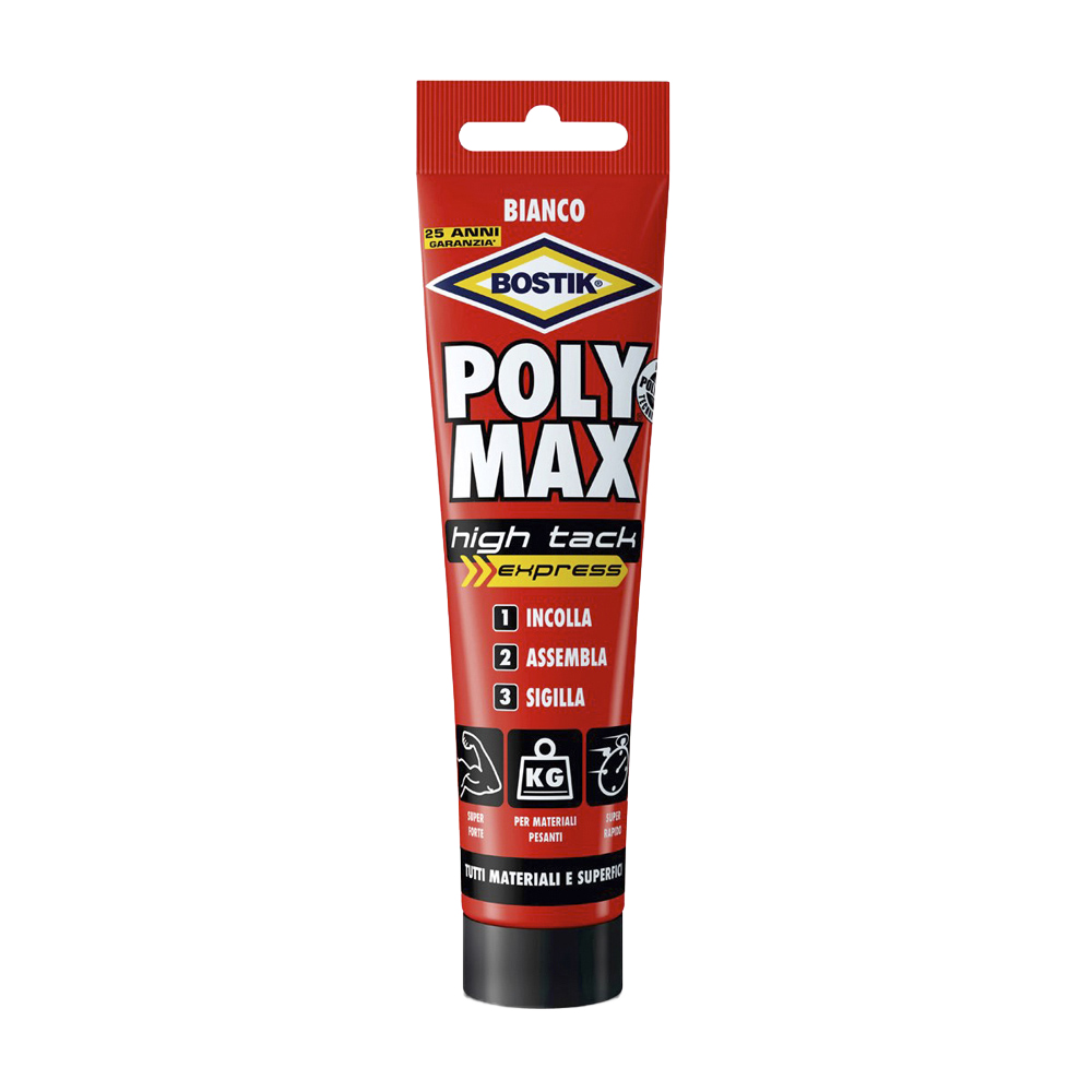 Poly max high tack express bianco 165 gr.