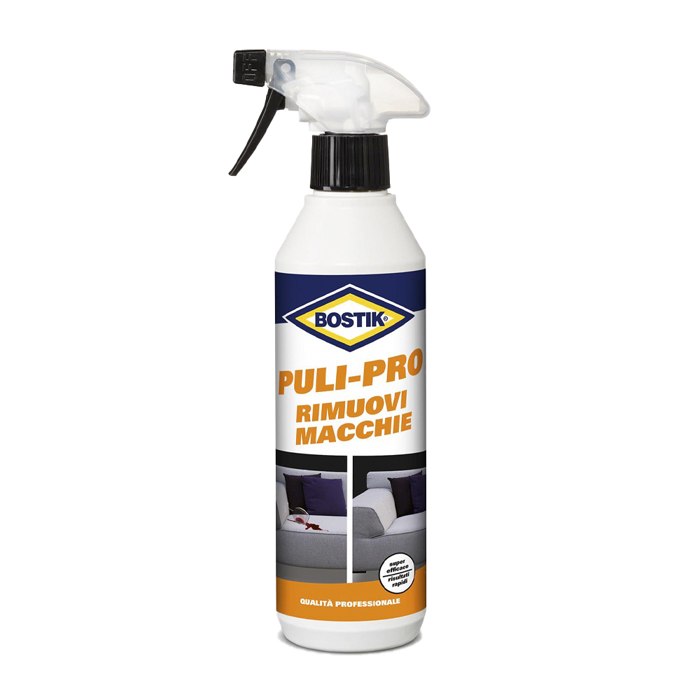 Puli-pro detergente spray rimuovi macchie bostik 500 ml.