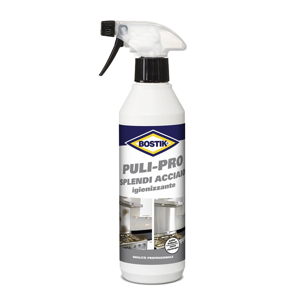 Puli-Pro Spray Igienizzate Splendi Acciaio BOSTIK 500 ml