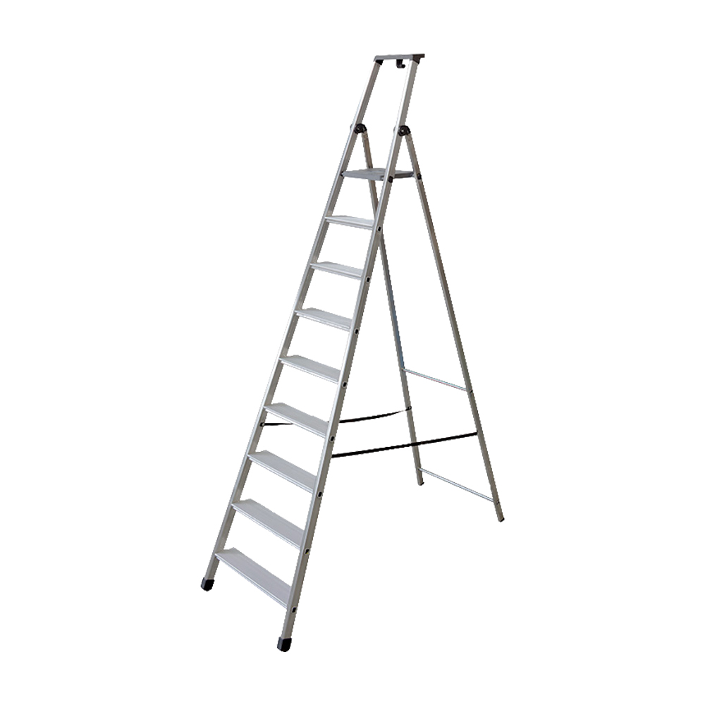 Scala in Alluminio Multiuso 9 Gradini da 110 mm FACAL - Fino a 3.95 mt