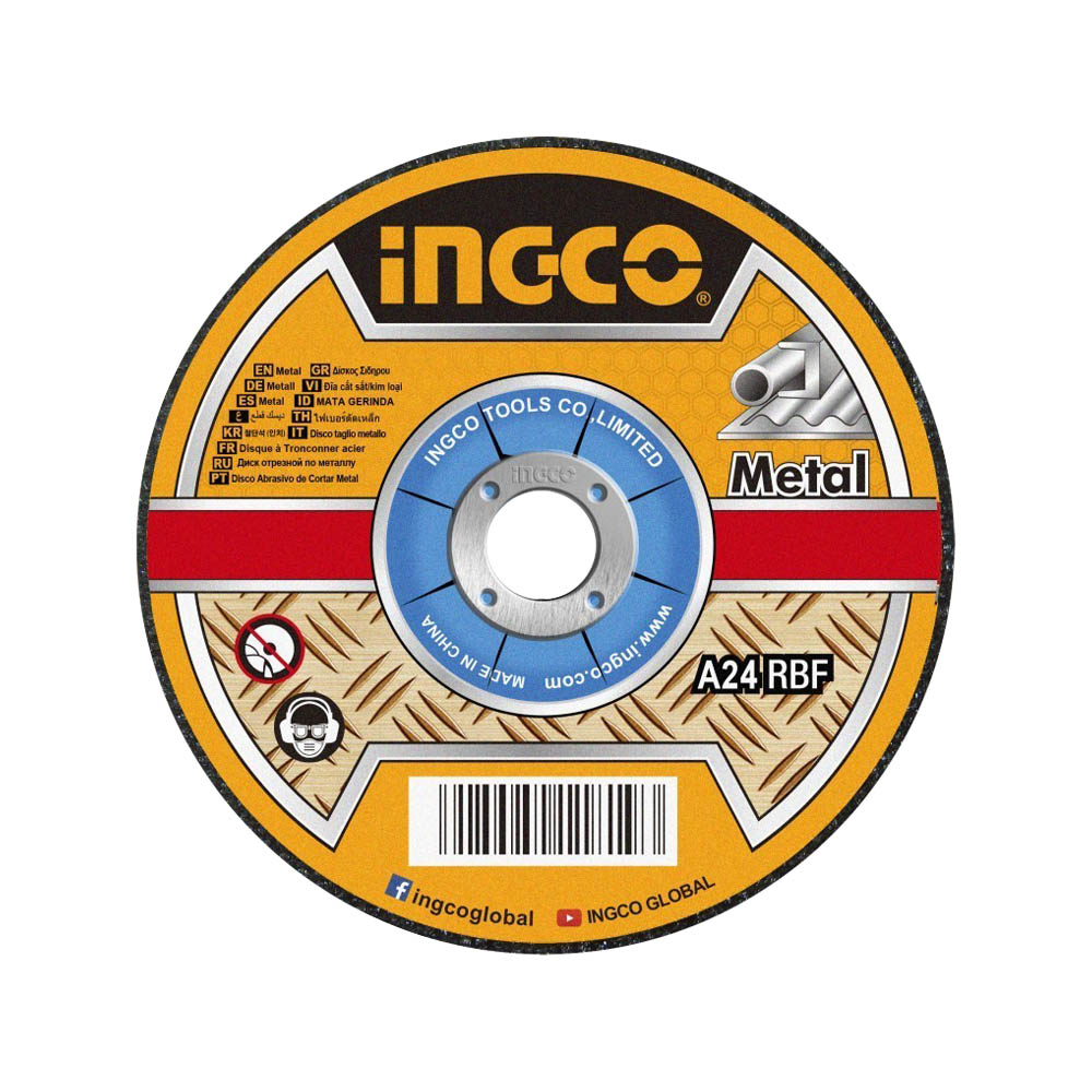 Disco da Taglio per Ferro 115x22,2x1,2 mm INGCO - Conf. 50 Pezzi