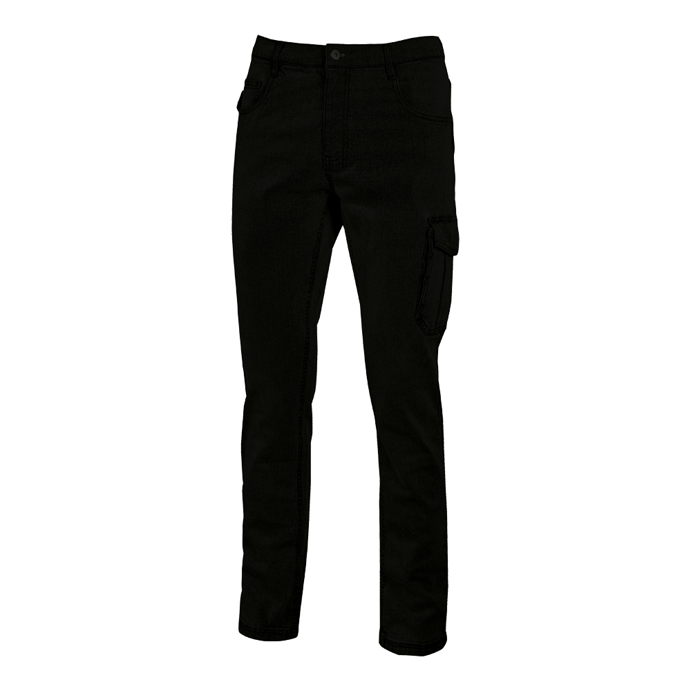 Jeans da lavoro slim-fit smart jam black carbon u-power - taglia xl.