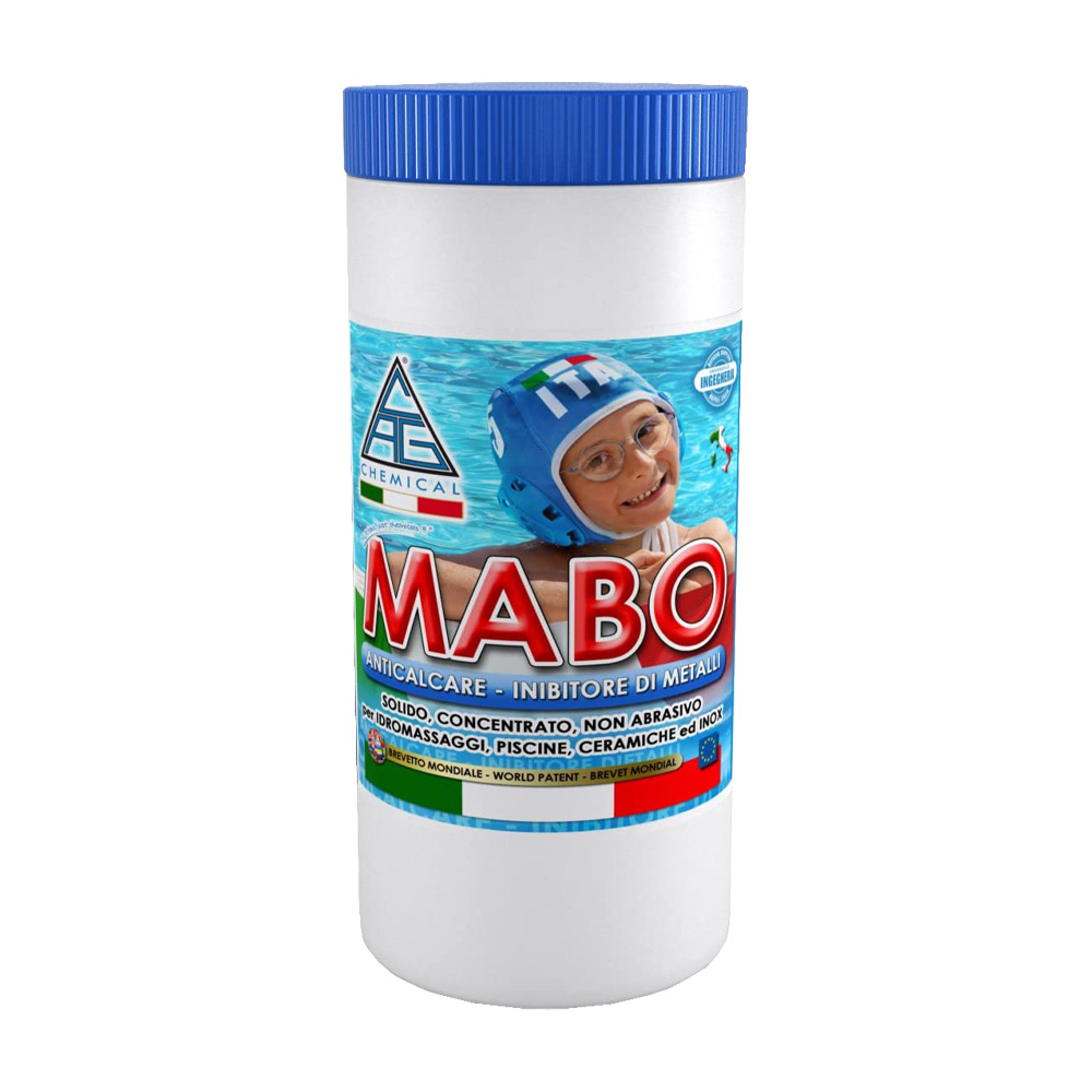 Anticalcare per piscine mabo cag chemical 1 lt - sequestrante solido.