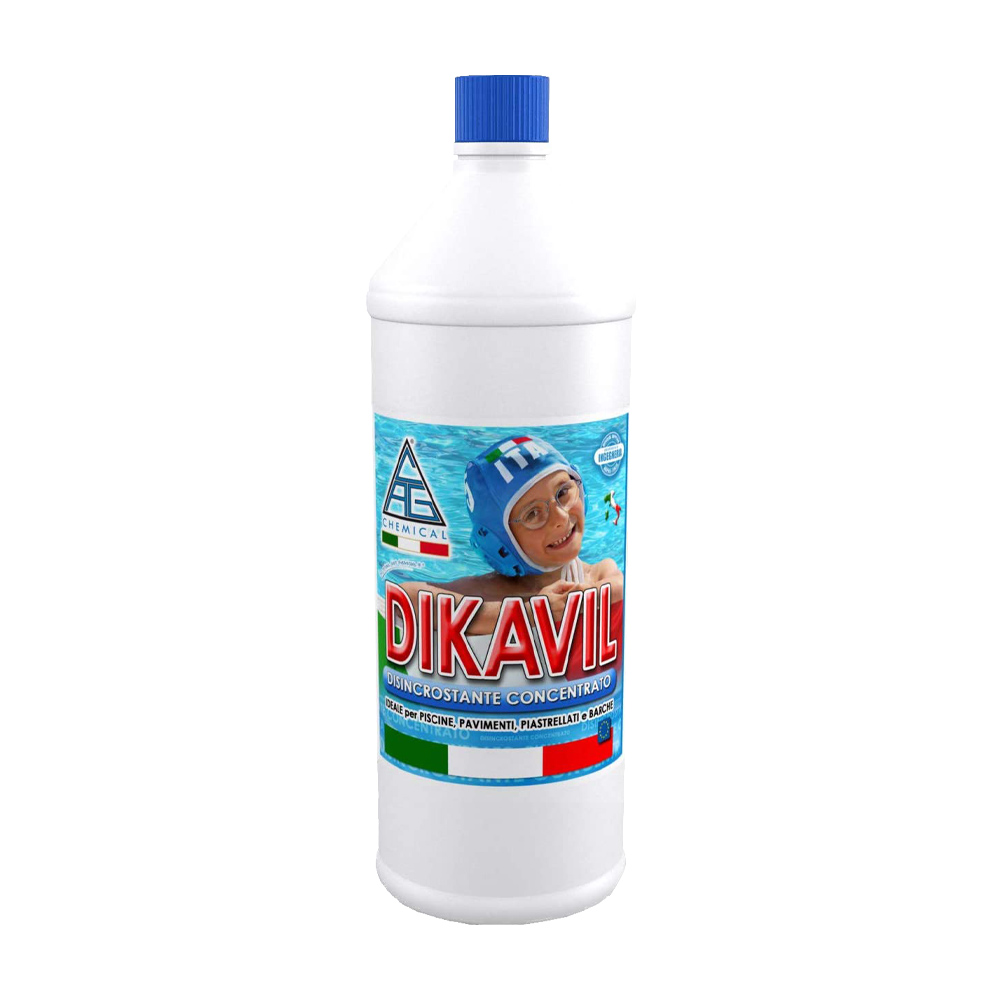 Disincrostante Detergente Dikavil 1 Lt CAG CHEMICAL - per Pavimenti e Piscine