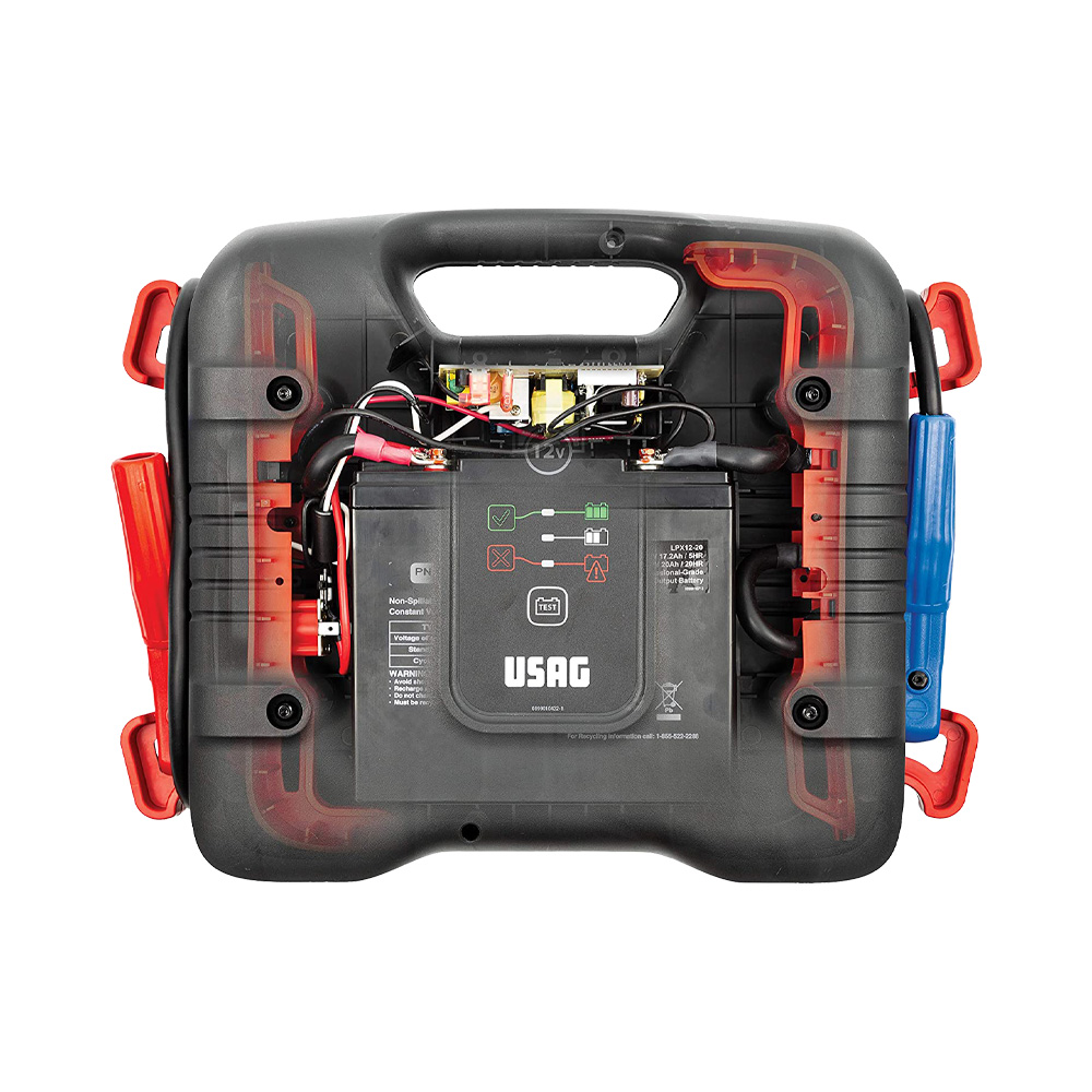 Avvaitore Professionale Portatile 12V USAG - per Batterie Moto, Auto e Furgoni