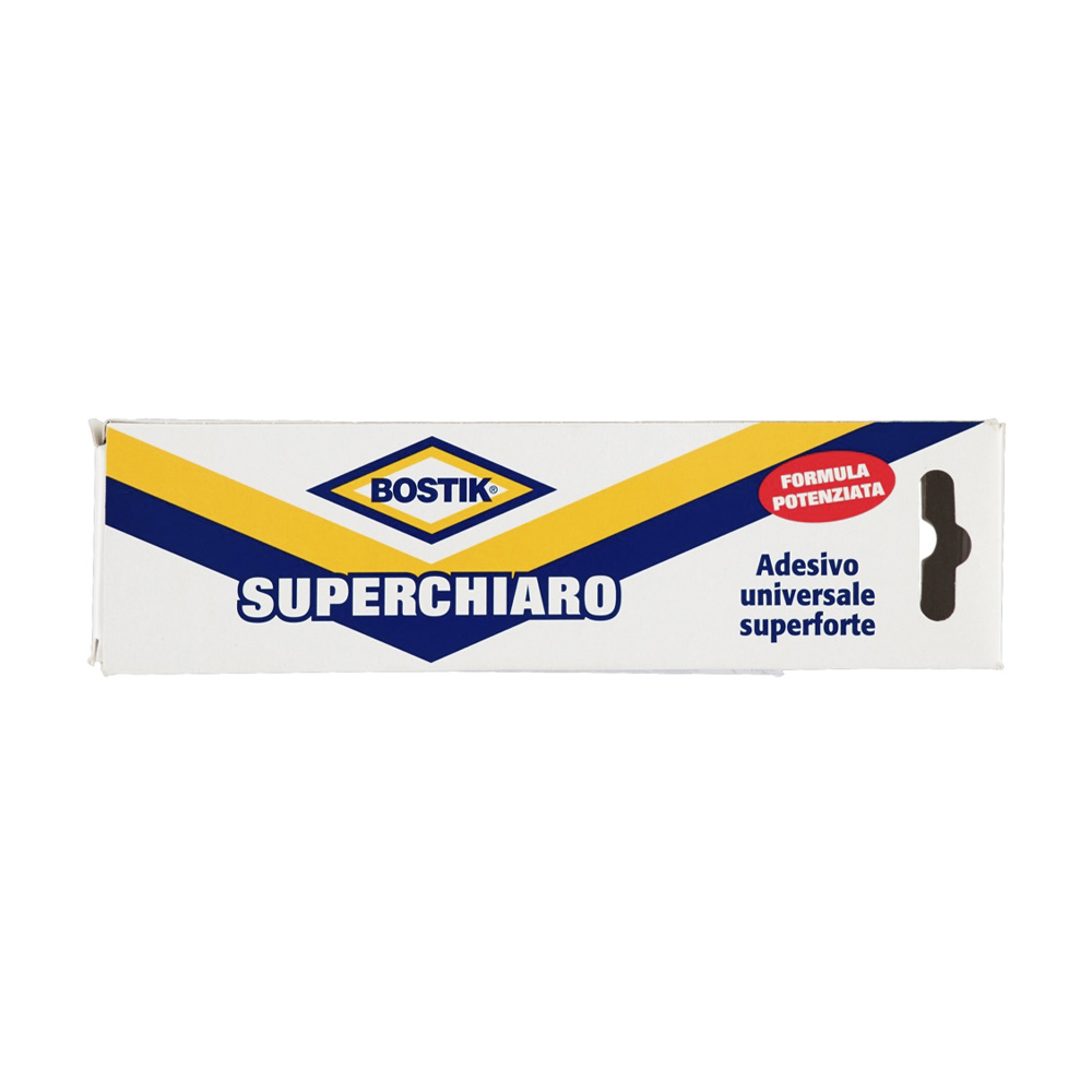 Colla a contatto superchiaro 50 gr bostik - per plastica, pelle, legno e cuoio.