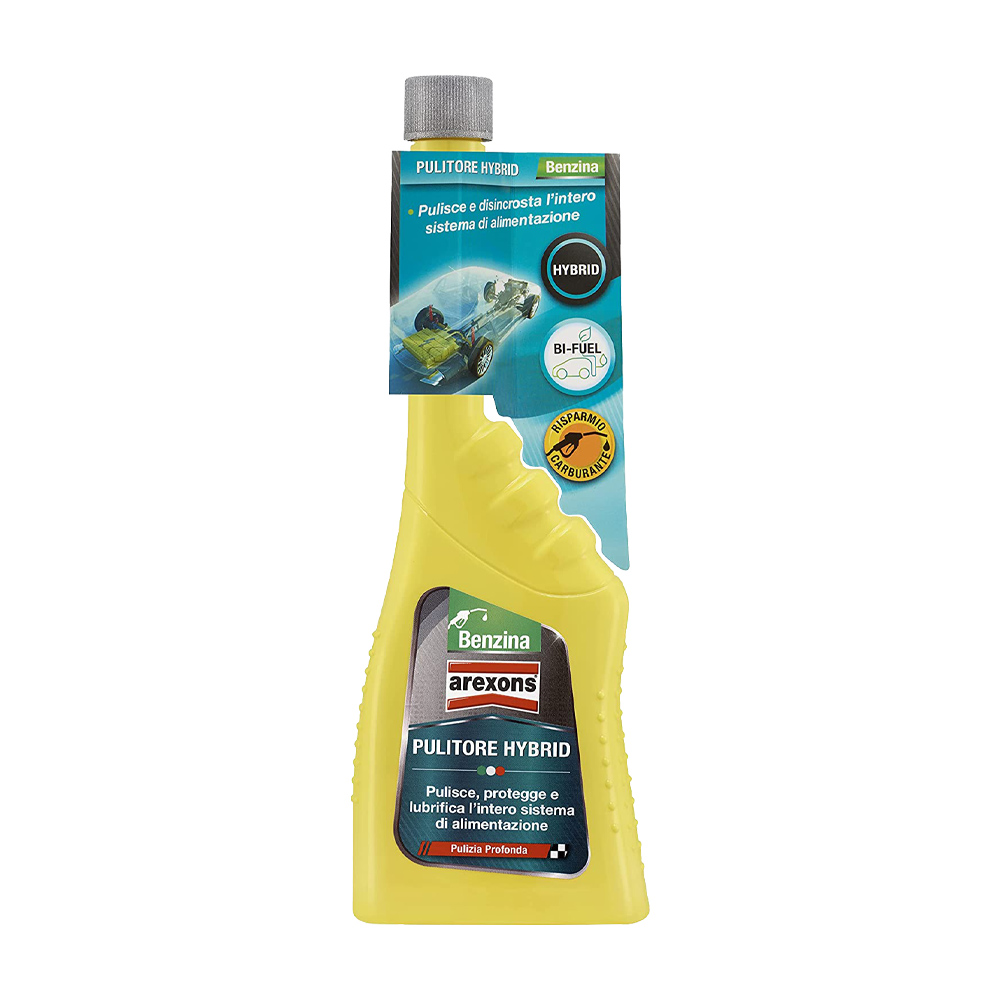 Additivo pulitore hybrid 250 ml arexons - per motori a benzina e bi-fuel.