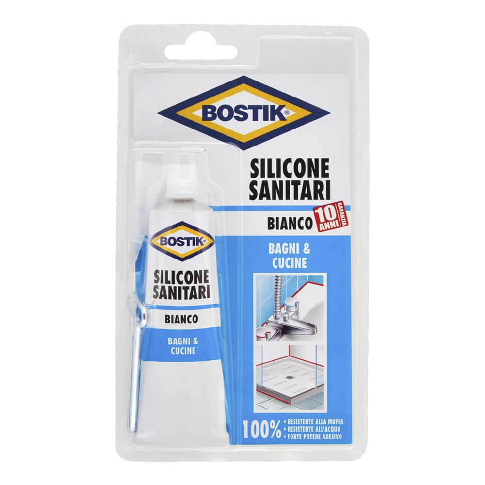 Sigillante Silicone Sanitari Bianco BOSTIK 60 ML | Fercolor