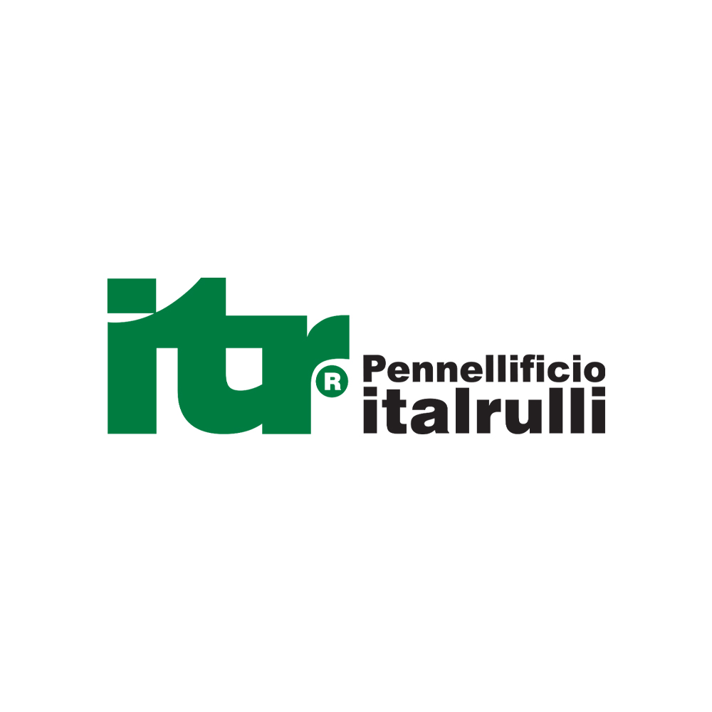 Pennello Astuccino Piatto in Setola Bionda ITALRULLI - Misura 1