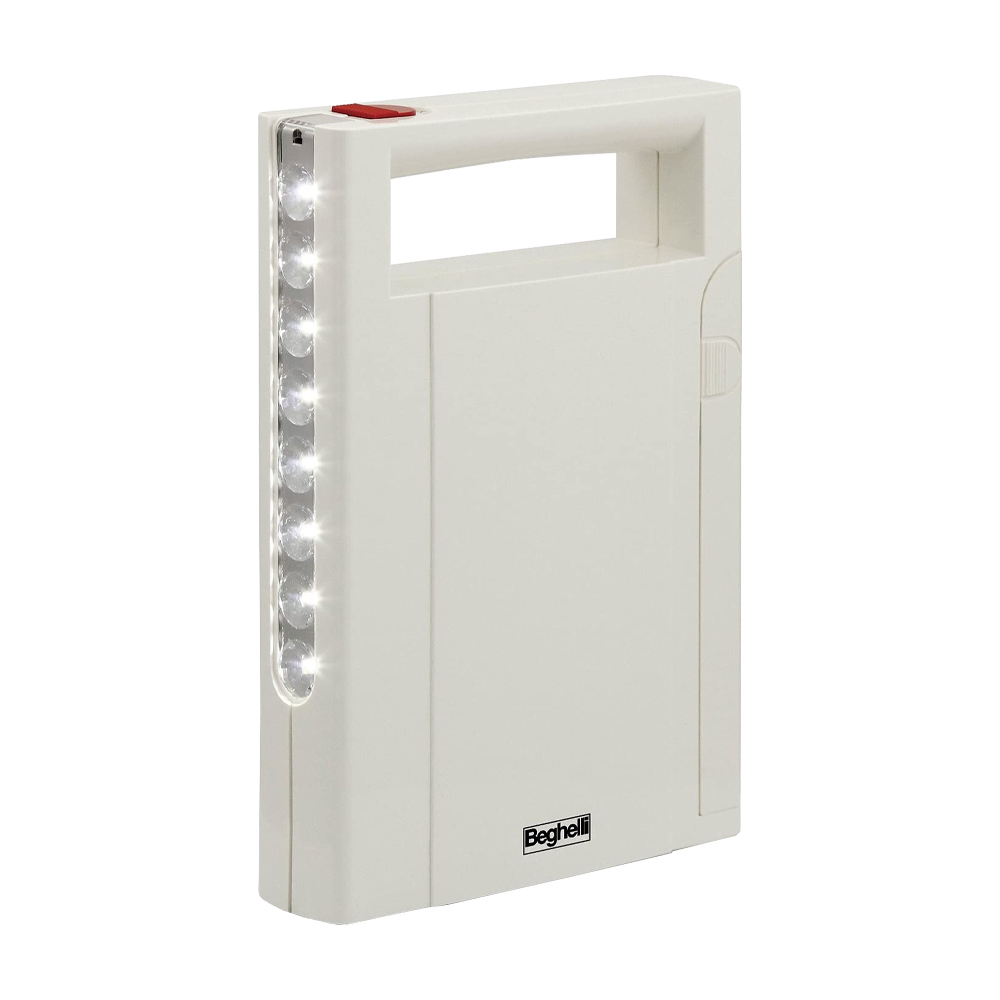 Lampada Portatile Ricaricabile Anti Black-Out BEGHELLI - Autonomia 6 Ore